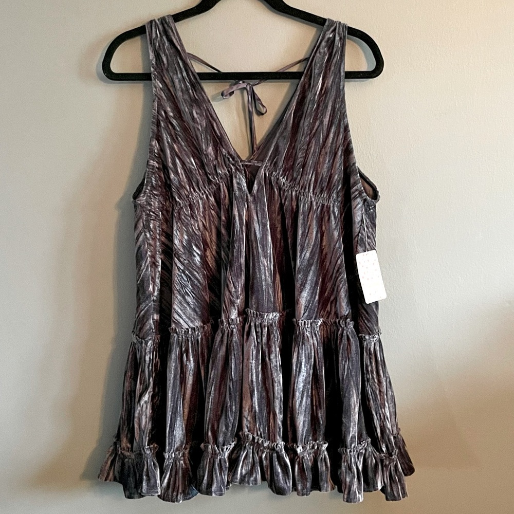Free People Velvet Shift Dress